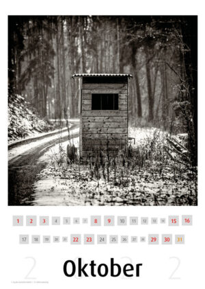 Hochsitz Kalender 2022 - Schindelbeck Photographie