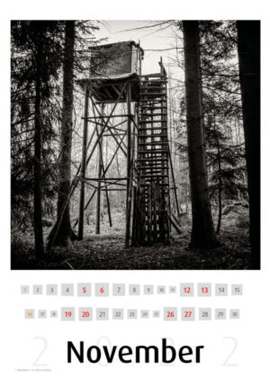 Hochsitz Kalender 2022 - Schindelbeck Photographie