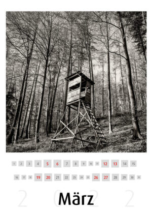 Hochsitz Kalender 2022 - Schindelbeck Photographie