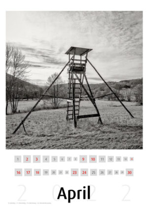 Hochsitz Kalender 2022 - Schindelbeck Photographie