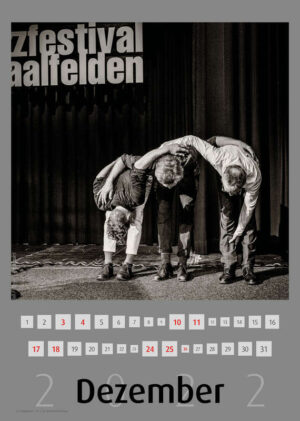 Jazzkalender 2022 - Internationales Jazzfestival Festival - Schindelbeck Jazzfotografie