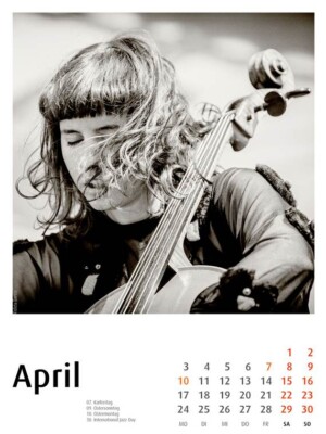 Women in Jazz 2023 - Kalender mit Photos von Frank Schindelbeck Jazzfotografie