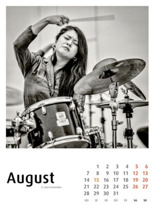 Women in Jazz 2023 - Kalender mit Photos von Frank Schindelbeck Jazzfotografie