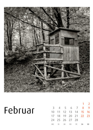 Hochsitzkalender 2025 - Fotografie Frank Schindelbeck