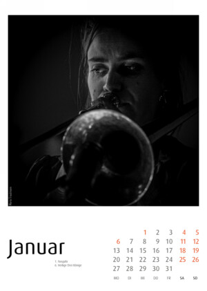 Jazzkalender 2025 01 - Frank Schindelbeck Fotokalender