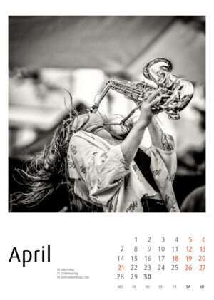 Jazzkalender 2025 01 - Frank Schindelbeck Fotokalender