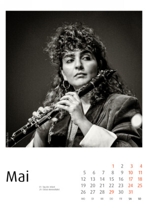 Jazzkalender Women in Jazz 2025 - Frank Schindelbeck