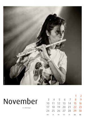 Jazzkalender Women in Jazz 2025 - Frank Schindelbeck