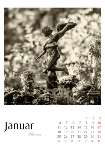 Bergfriedhof Heidelberg Kalender 2027 - Frank Schindelbeck Fotografie
