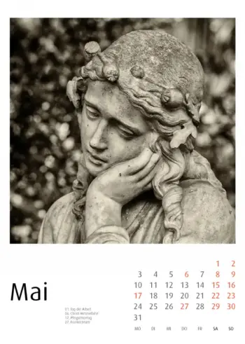Bergfriedhof Heidelberg Kalender 2027 - Frank Schindelbeck Fotografie
