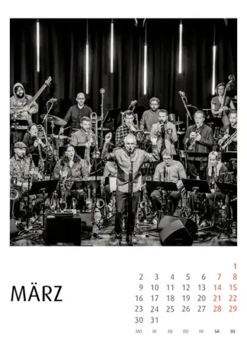 Enjoy Jazz Kalender 2026 - Fotos: Frank Schindelbeck Jazzofotgrafie