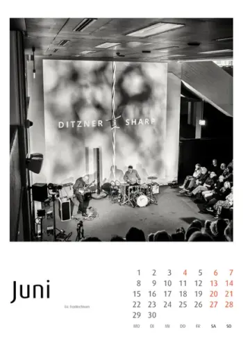 Enjoy Jazz Kalender 2026 - Fotos: Frank Schindelbeck Jazzofotgrafie