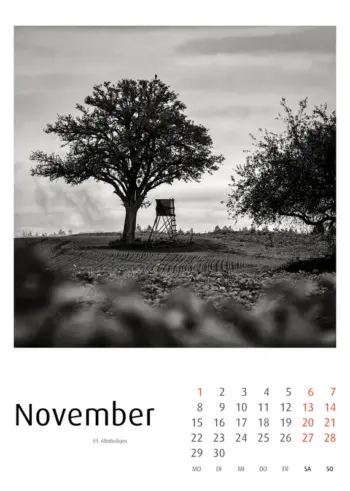 Hochsitzkalender - von kalenderexperte.de - Fotos: Frank Schindelbeck