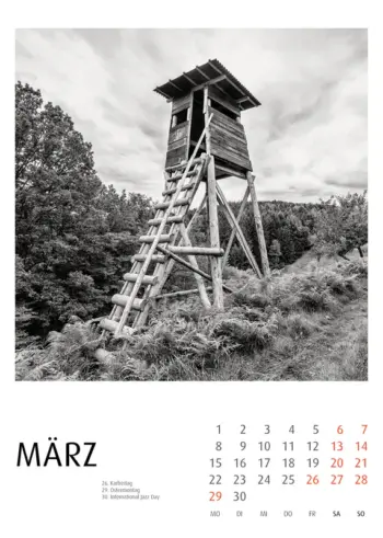 Hochsitzkalender - von kalenderexperte.de - Fotos: Frank Schindelbeck