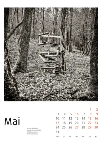 Hochsitzkalender - von kalenderexperte.de - Fotos: Frank Schindelbeck