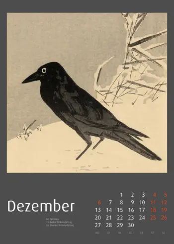 Japanische Farbholzschnitte 2027 - Tiere - Fotokalender - Kalenderexperte