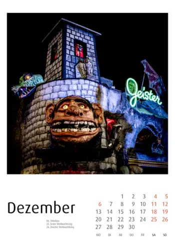 Prater Wien Kalender 2027 - Frank Schindelbeck Fotografie